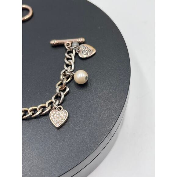 Betsey Johnson Love Me Chihuahua Dog Bone Heart Charm
Bracelet Rare Rose Gold‎ - Picture 7 of 10